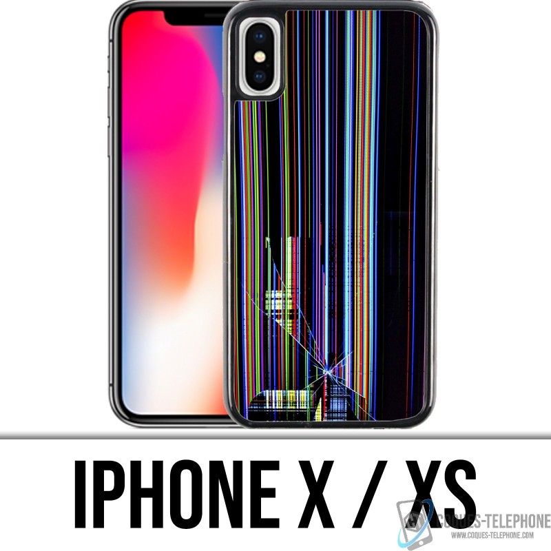 Coque iPhone X / XS - Écran cassé