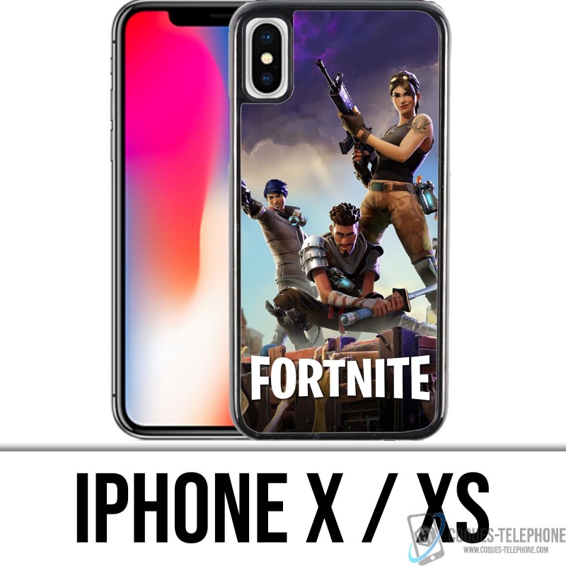 iPhone X / XS case - Fortnite poster