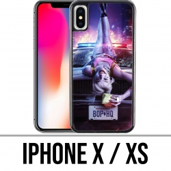 Funda iPhone X / XS - Harley Quinn cubierta de Aves de Presa