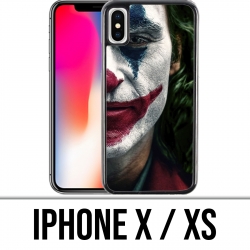 Funda iPhone X / XS - Película de la cara del Guasón