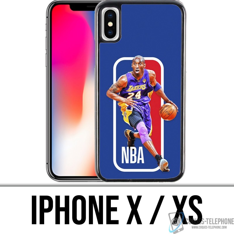 Coque iPhone X / XS - Kobe Bryant logo NBA