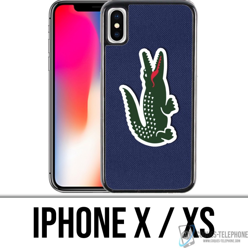 Coque pour et iPhone XS : Lacoste logo