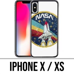 Coque iPhone X / XS - NASA badge fusée