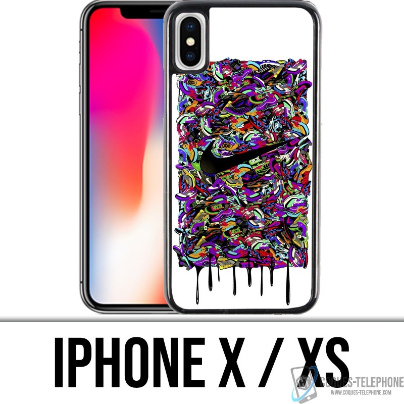 iPhone X / XS Custodia - Nike Sneakers Art