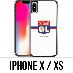 Coque iPhone X / XS - OL Olympique Lyonnais logo bandeau