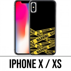 Funda iPhone X / XS - Advertencia