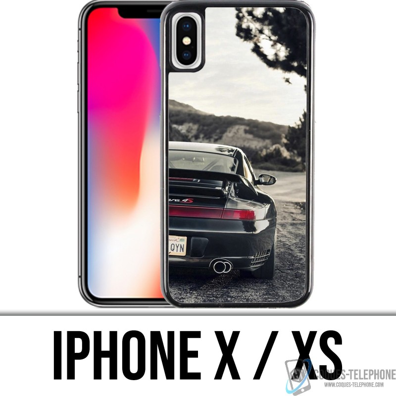 Funda iPhone X / XS - Porsche carrera 4S vintage