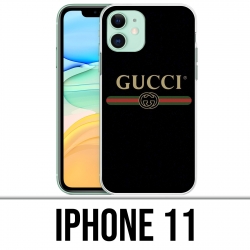 Funda iPhone 11 - Cinturón con logotipo de Gucci