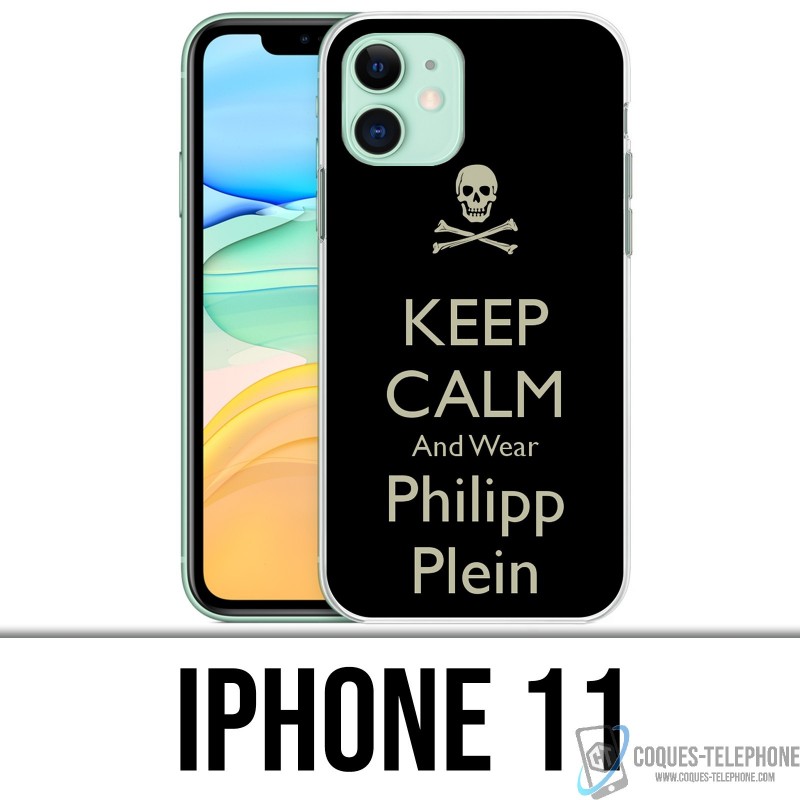 Funda iPhone 11 - Mantén la calma Philipp Plein