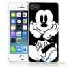 Funda para teléfono Mickey en blanco y negro