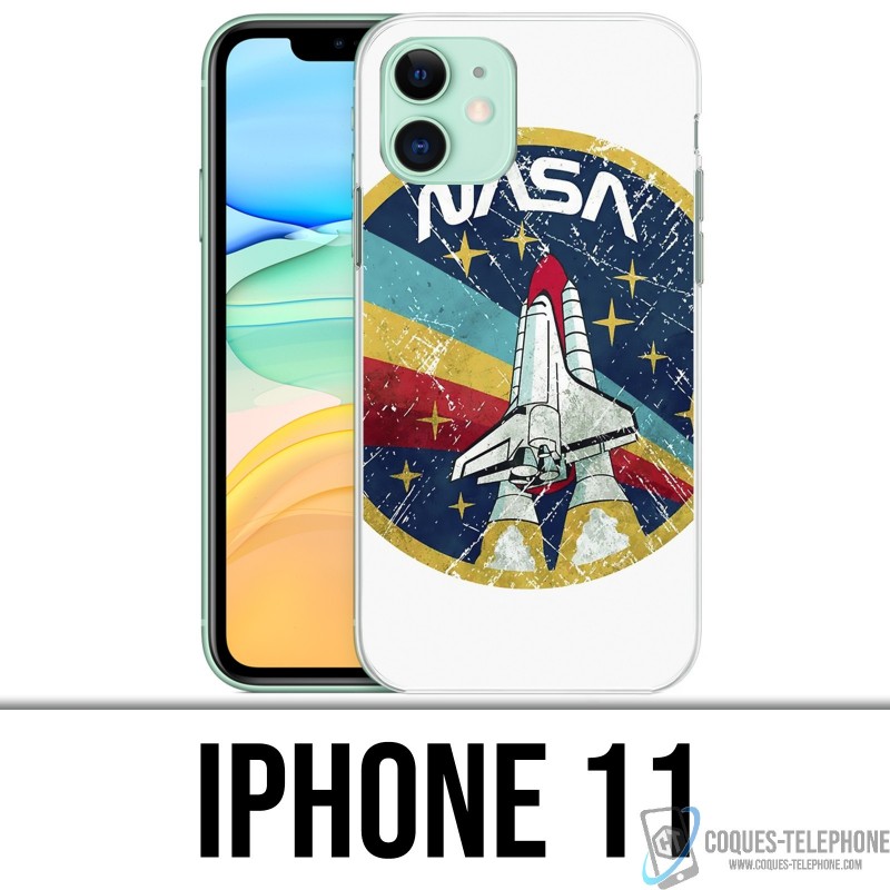 Funda de iPhone 11 - Placa de cohete de la NASA