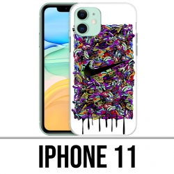 Coque iPhone 11 - Nike Sneakers Art