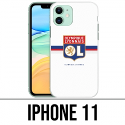 Coque iPhone 11 - OL Olympique Lyonnais logo bandeau