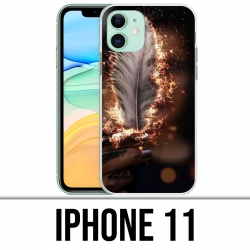 iPhone 11 Custodia - Piuma di Fuoco