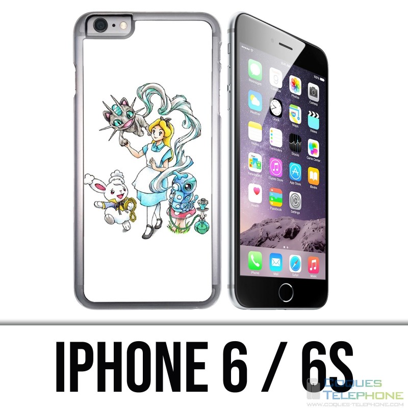 Funda iPhone 6 / 6S - Alicia en el país de las maravillas Pokémon