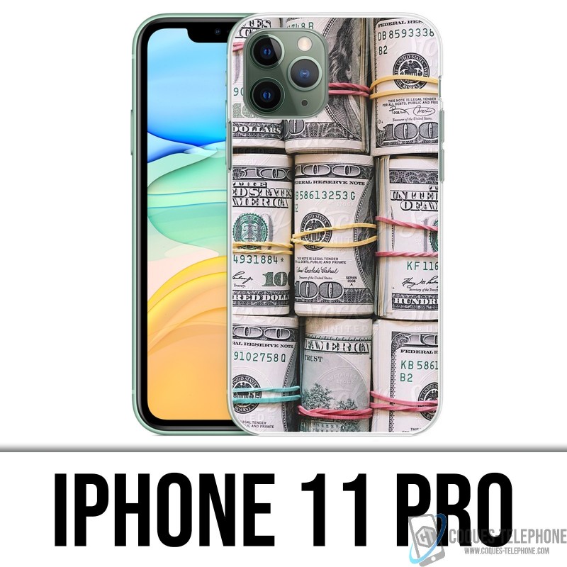 iPhone 11 PRO Custodia - Rotoli di biglietti in dollari