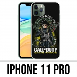 Coque iPhone 11 PRO - Call of Duty x Dragon Ball Saiyan Warfare