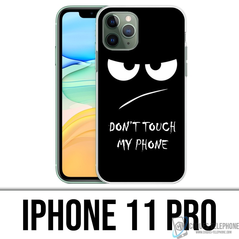 iPhone 11 PRO Tasche - Berühre mein Telefon nicht wütend