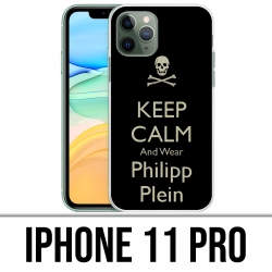 iPhone 11 PRO Custodia - Mantenere la calma Philipp Plein