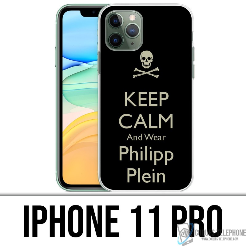 Funda iPhone 11 PRO - Mantenga la calma Philipp Plein