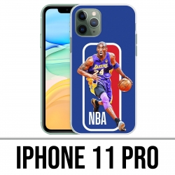 Funda iPhone 11 PRO - Logotipo de la NBA de Kobe Bryant