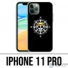 iPhone 11 PRO Custodia - Logo della bussola in un pezzo unico