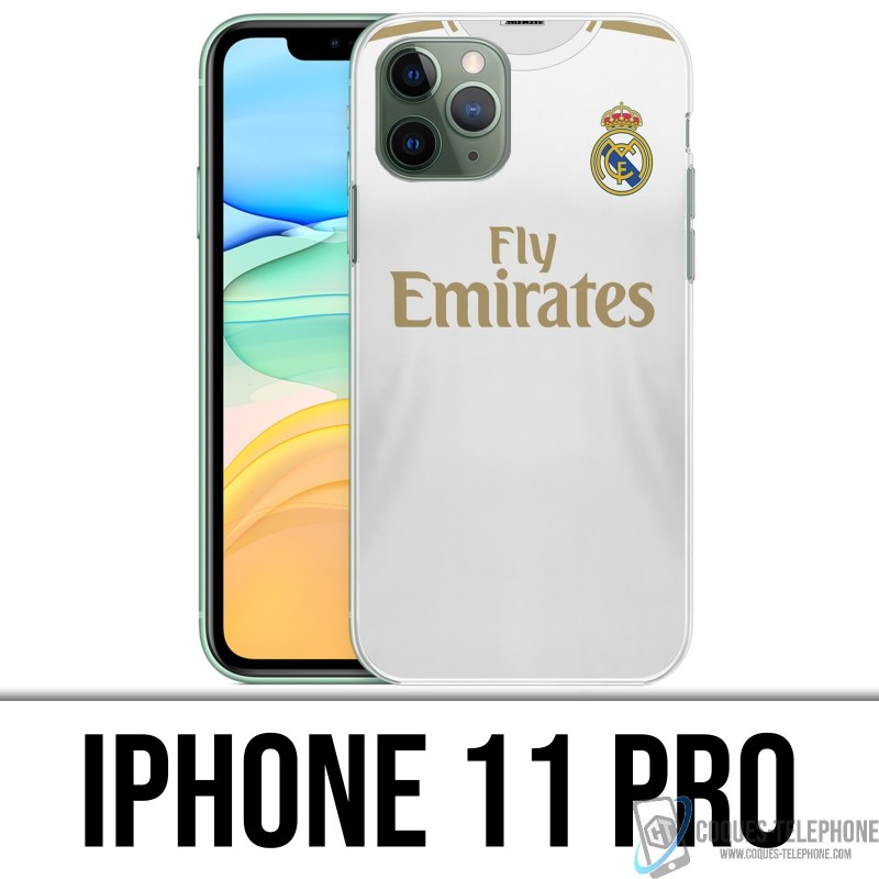Coque iPhone 11 PRO - Real madrid maillot 2020