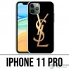 iPhone 11 PRO Case - YSL Yves Saint Laurent Gold Logo