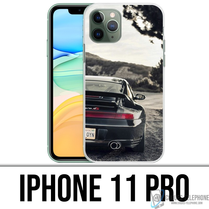 Coque iPhone 11 PRO - Porsche carrera 4S vintage