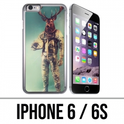 Custodia per iPhone 6 / 6S - Cervo di animali astronauta