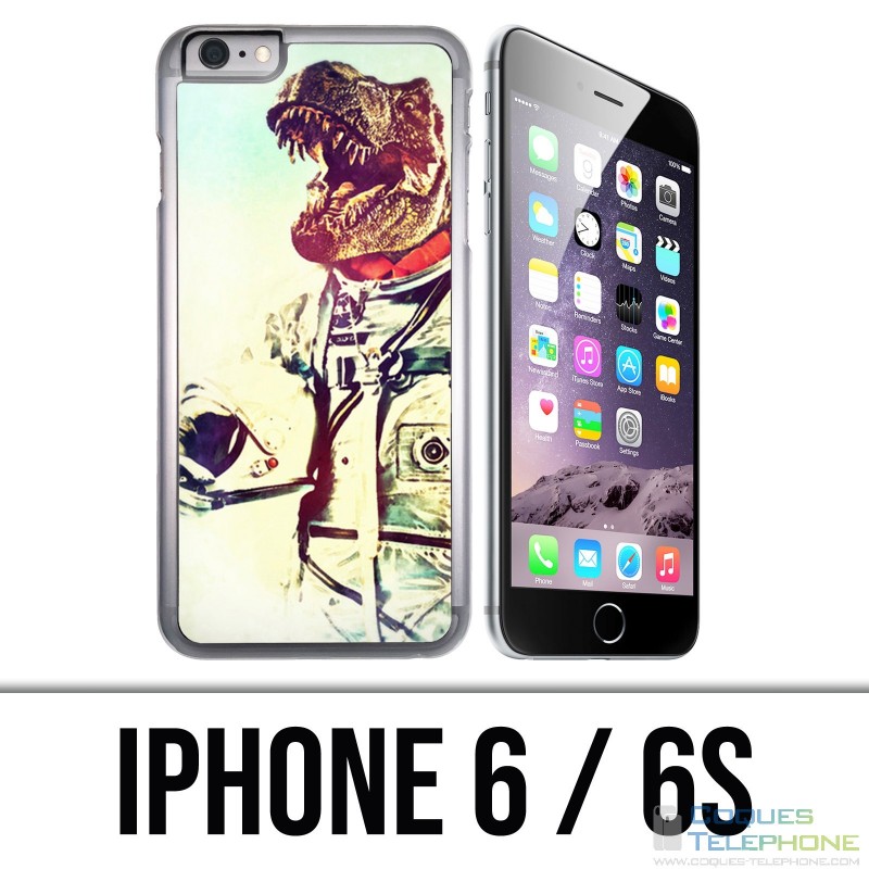 Coque iPhone 6 / 6S - Animal Astronaute Dinosaure