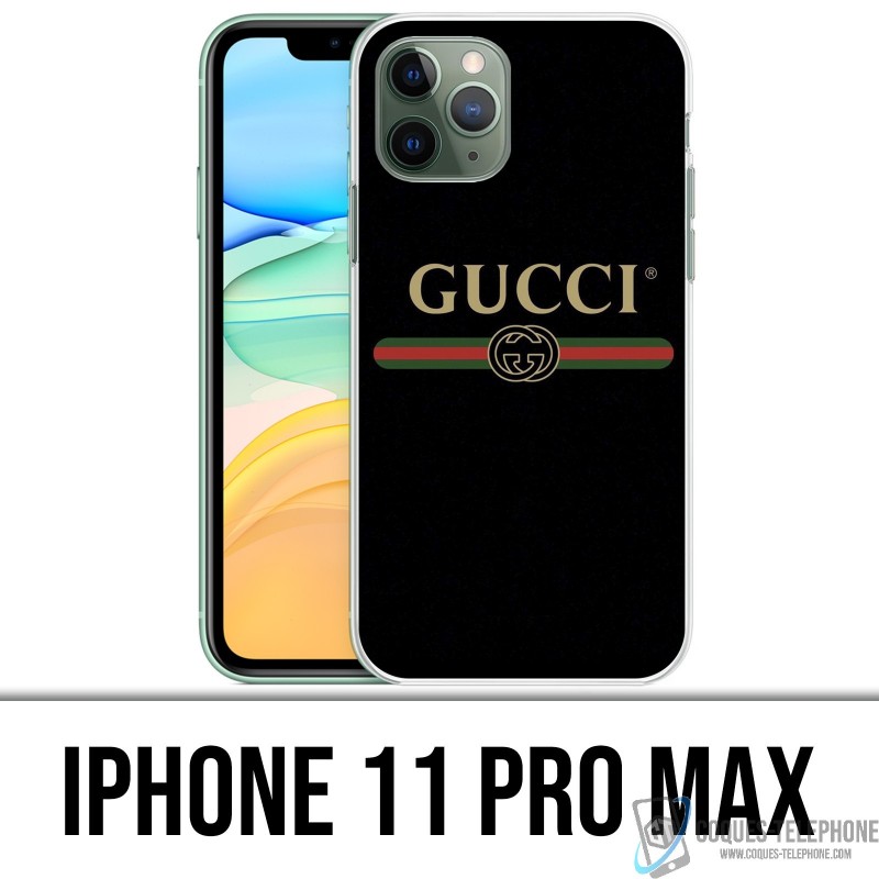 Coque iPhone 11 PRO MAX - Gucci logo belt