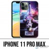 Custodia per iPhone 11 PRO MAX - Cappuccio Harley Quinn Quinn Birds of Prey hood