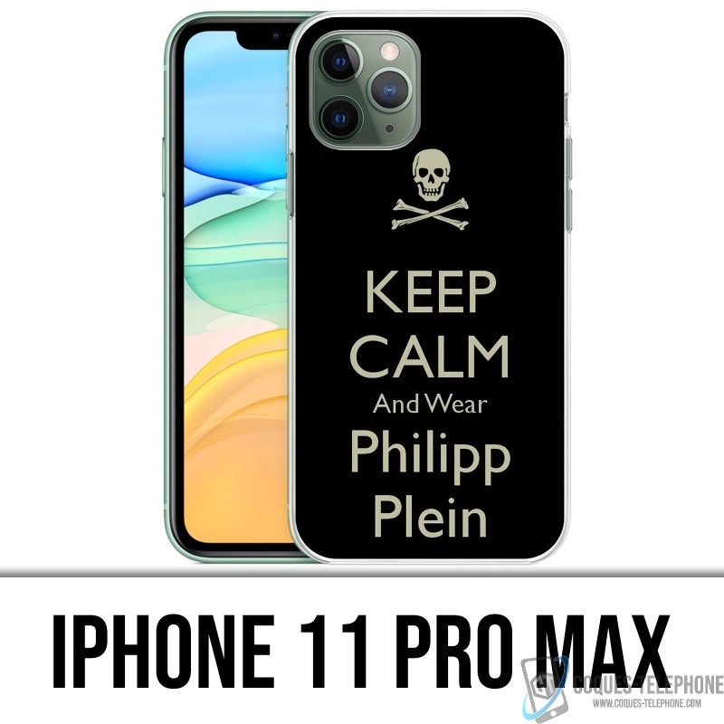 iPhone 11 PRO MAX Custodia - Mantenere la calma Philipp Plein