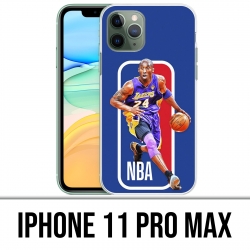 Custodia per iPhone 11 PRO MAX - Logo Kobe Bryant NBA