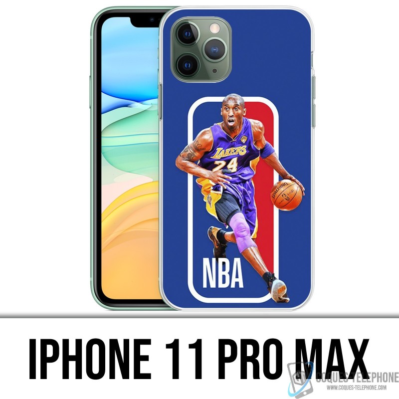Custodia per iPhone 11 PRO MAX - Logo Kobe Bryant NBA