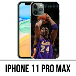 Coque iPhone 11 PRO MAX - Kobe Bryant tir panier Basketball NBA
