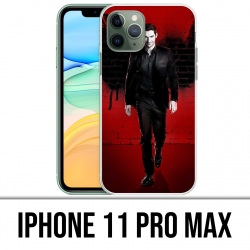 Coque iPhone 11 PRO MAX - Lucifer ailes mur