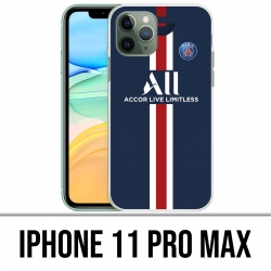 Coque iPhone 11 PRO MAX - Maillot PSG Football 2020
