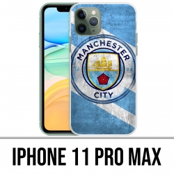 Coque iPhone 11 PRO MAX - Manchester Football Grunge