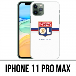 Coque iPhone 11 PRO MAX - OL Olympique Lyonnais logo bandeau