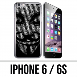 Coque iPhone 6 / 6S - Anonymous 3D