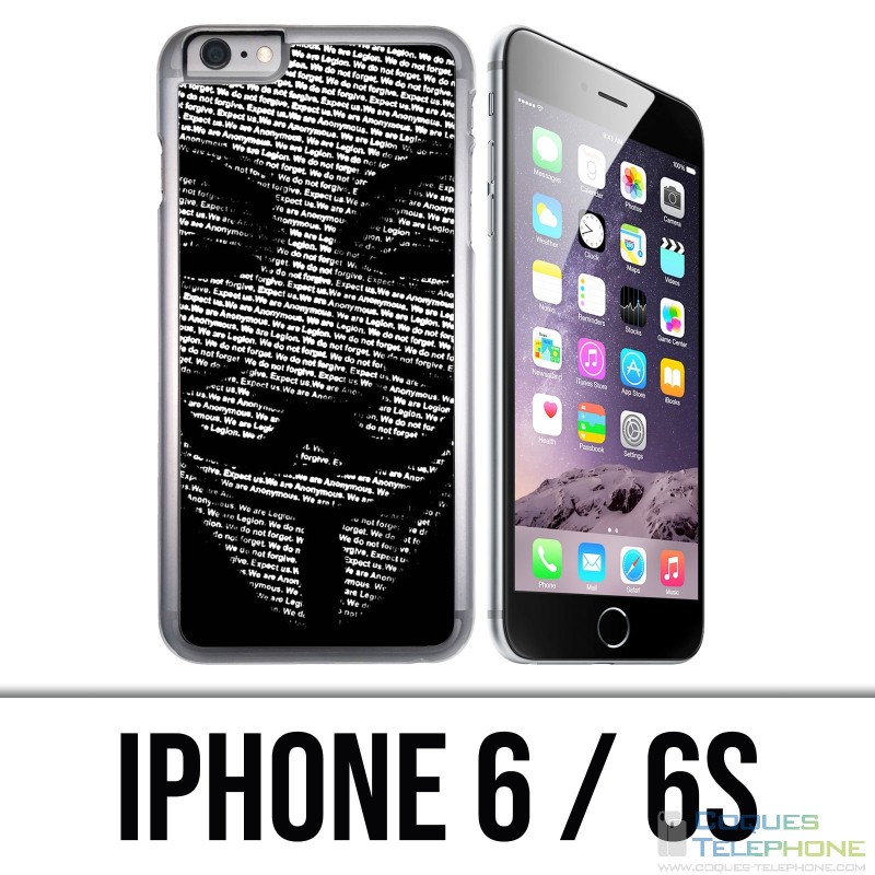 Custodia per iPhone 6 / 6S - 3D anonimo