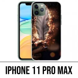 Coque iPhone 11 PRO MAX - Plume feu