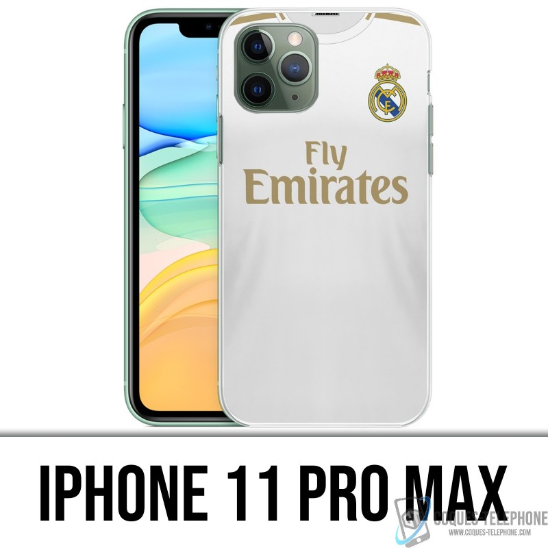 Coque iPhone 11 PRO MAX - Real madrid maillot 2020