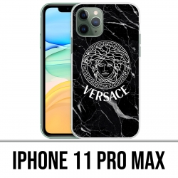 Custodia per iPhone 11 PRO MAX - Versace marmo nero