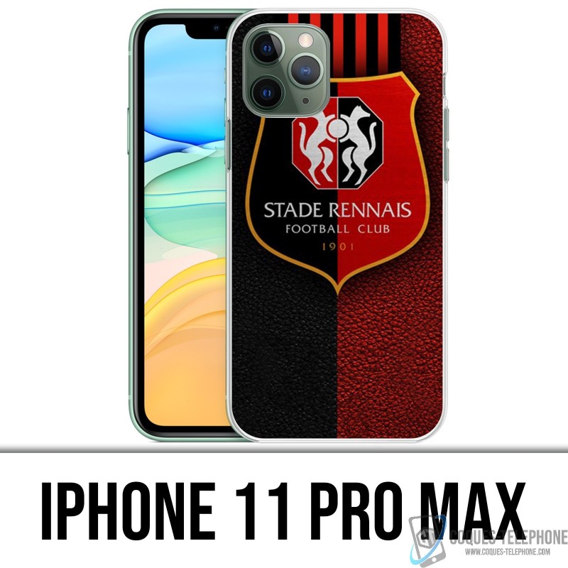 Coque iPhone 11 PRO MAX - Stade Rennais Football