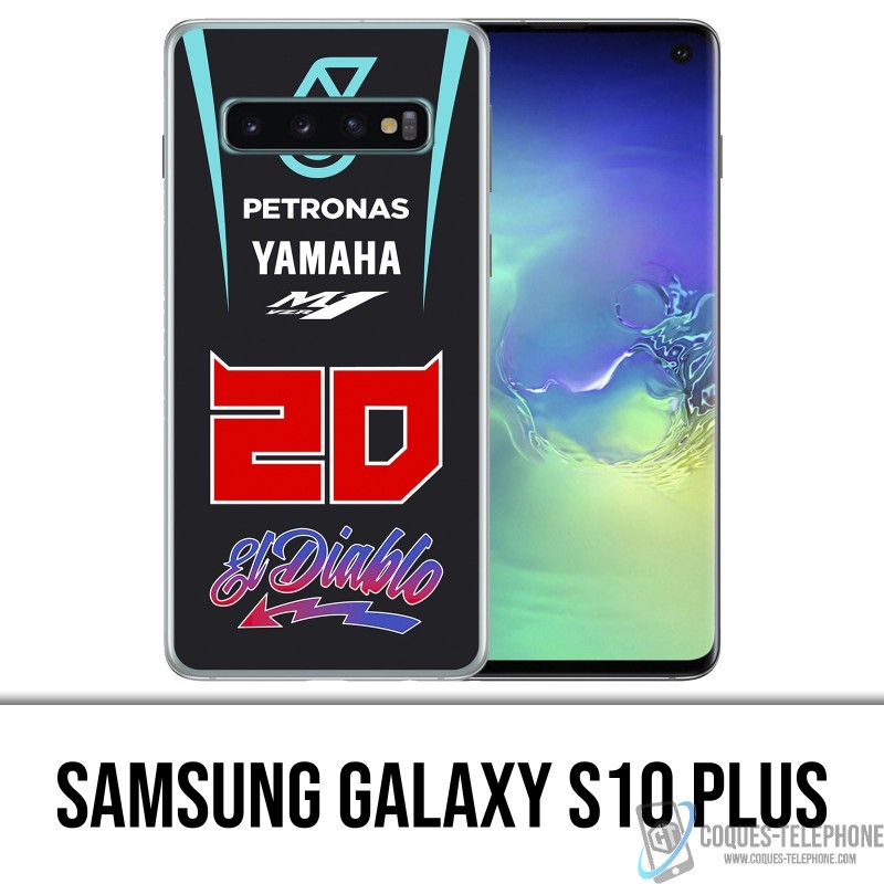 Coque Samsung Galaxy S10 PLUS - Quartararo El Diablo MotoGP M1