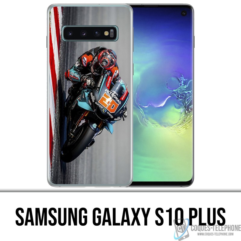 Coque Samsung Galaxy S10 PLUS - Quartararo MotoGP Pilote