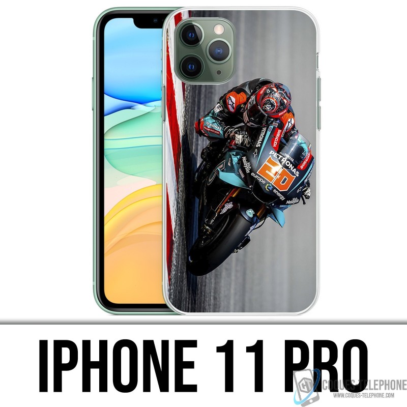 Coque iPhone 11 PRO - Quartararo MotoGP Pilote